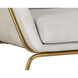 Watts Gold / Polo Club Muslin / Bravo Cream Lounge Chair